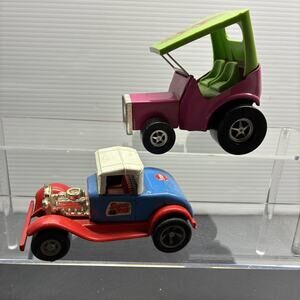 Vintage 1970s Hot Rod Toy Cars Tonka Smart Cart Topper Toys Zoomer Boomer